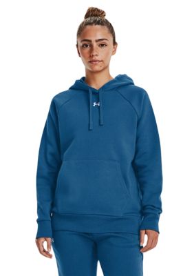 Under Armour Rival Fleece Women's Tennis Hoodie - Neo Turquoise