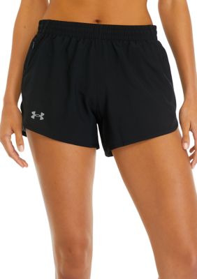 Under Armour Women's Fly By 3" Shorts, Black, XXL