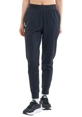 Under Armour Women's Rival High-Rise Woven Pants, Black, Small