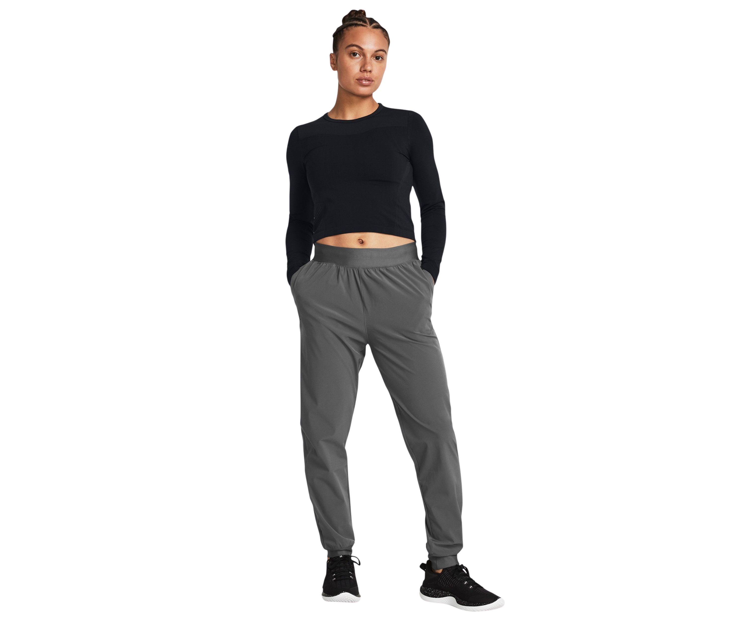 Womens Rival High-Rise Woven Pants