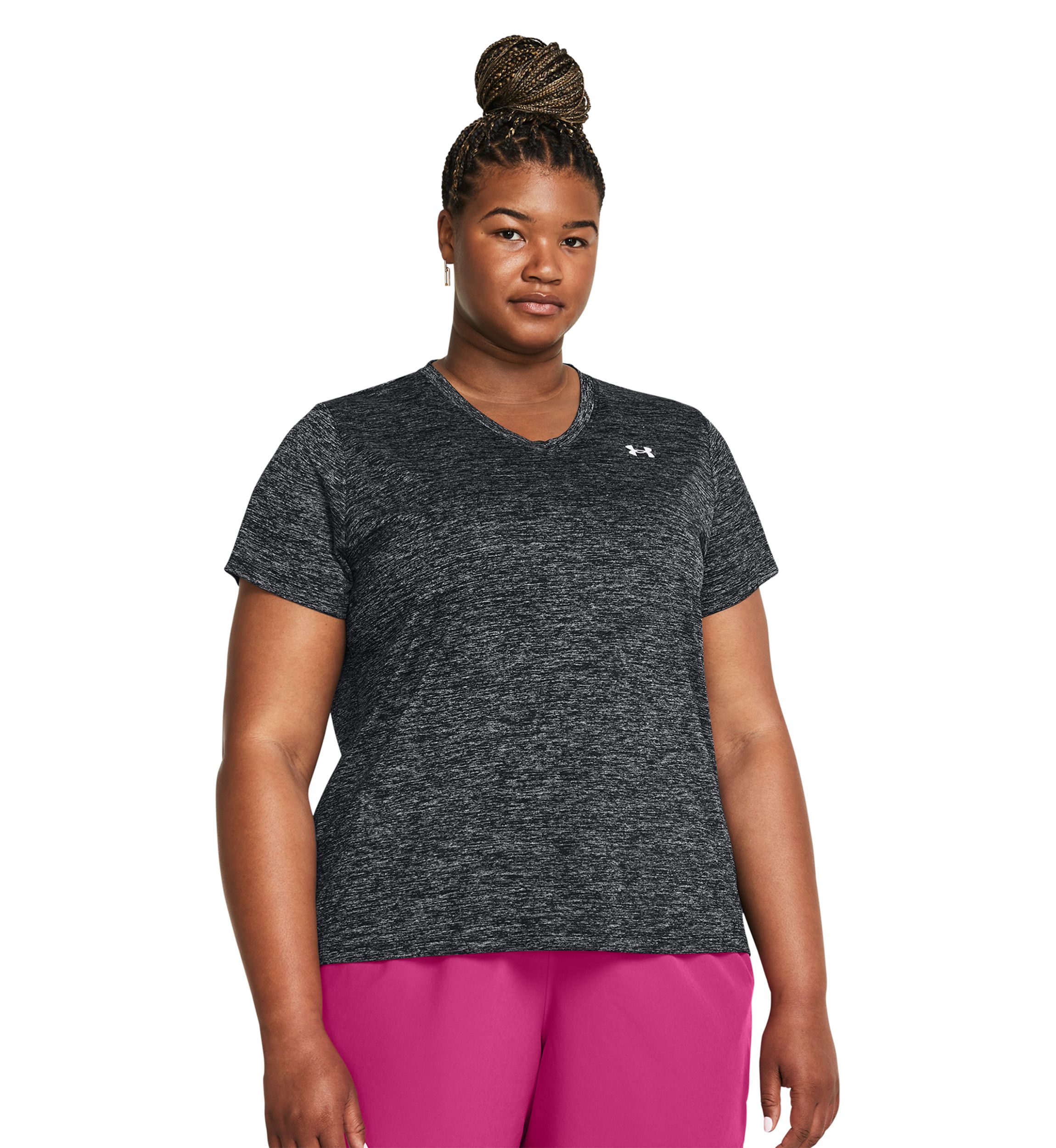 Womens UA Tech™ Twist V-Neck Short Sleeve T-Shirt 