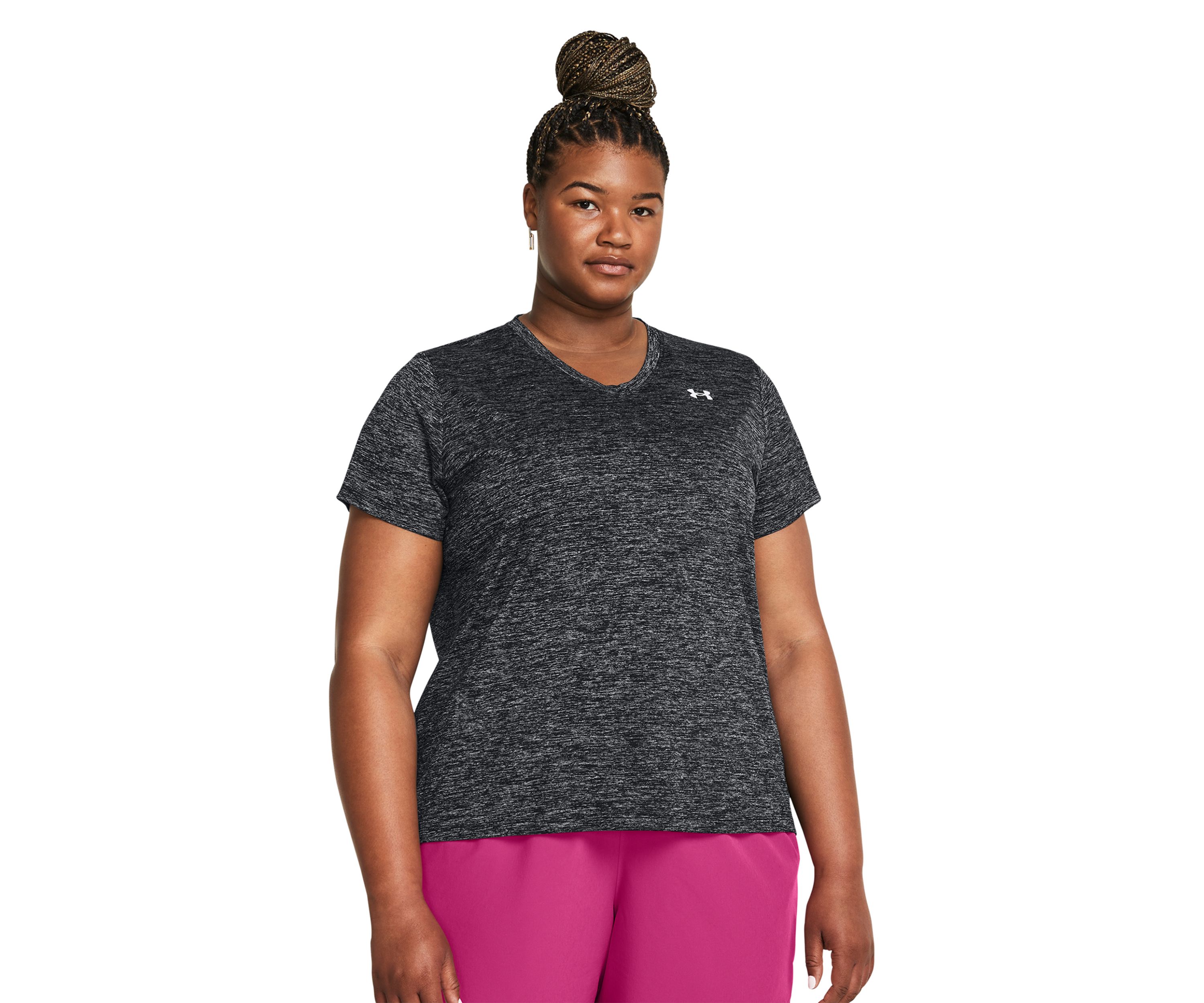 Womens UA Tech™ Twist V-Neck Short Sleeve T-Shirt 