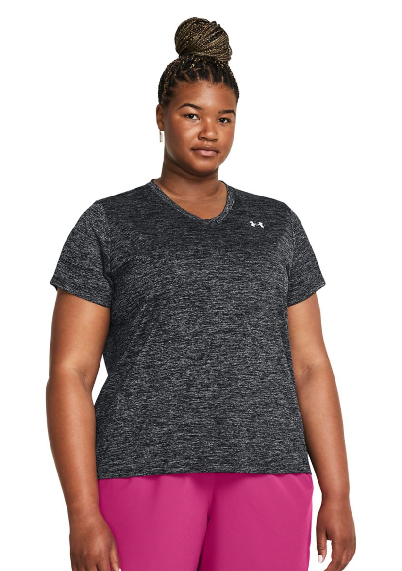 Womens UA Tech™ Twist V-Neck Short Sleeve T-Shirt 
