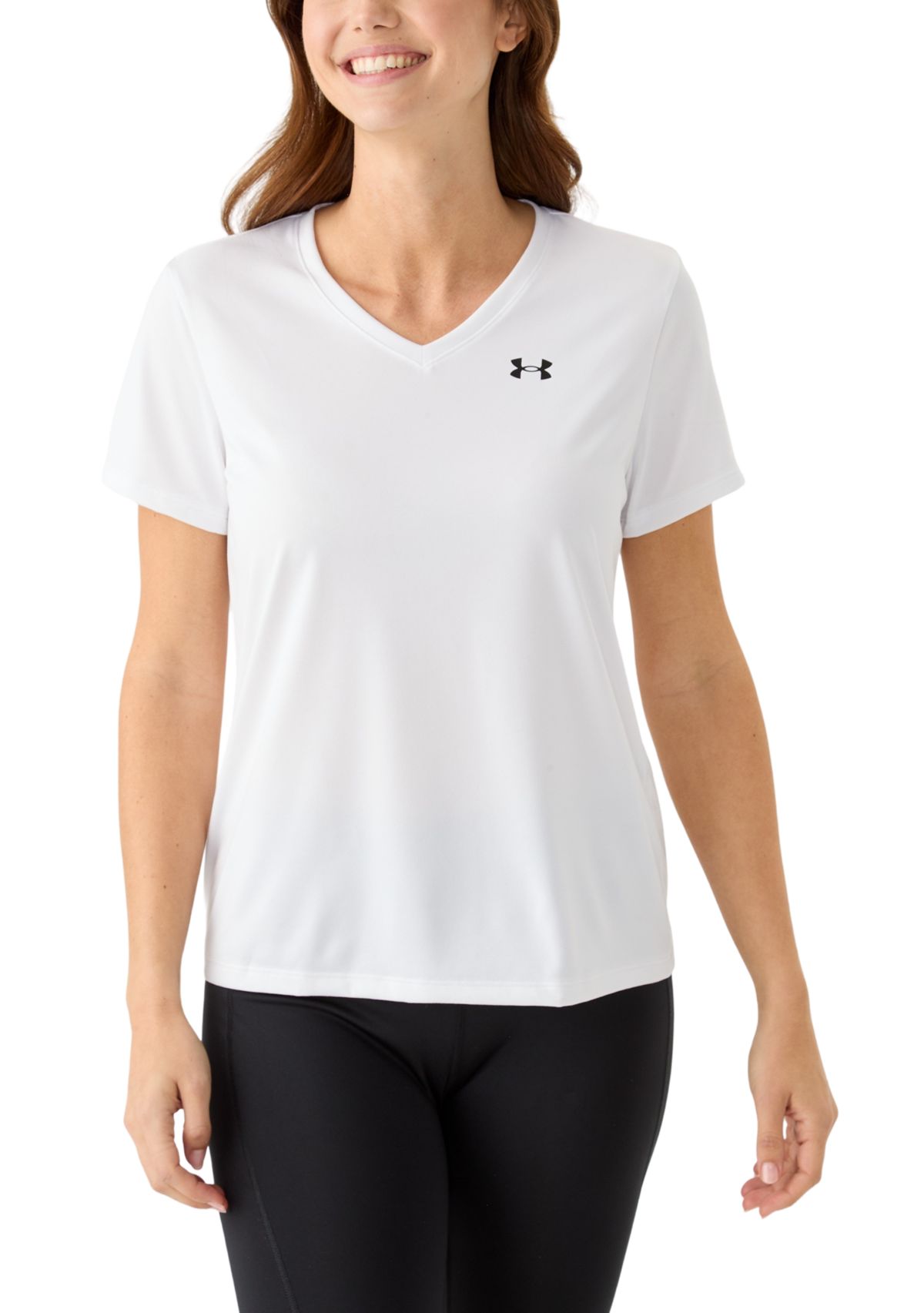 Womens Tech Short Sleeve V-Neck T-Shirt