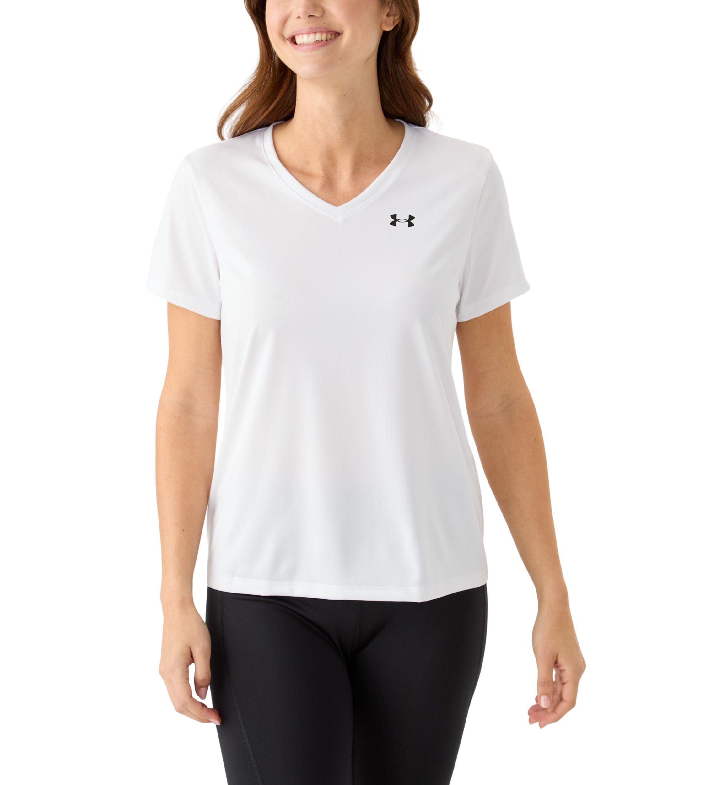 Womens Tech Short Sleeve V-Neck T-Shirt