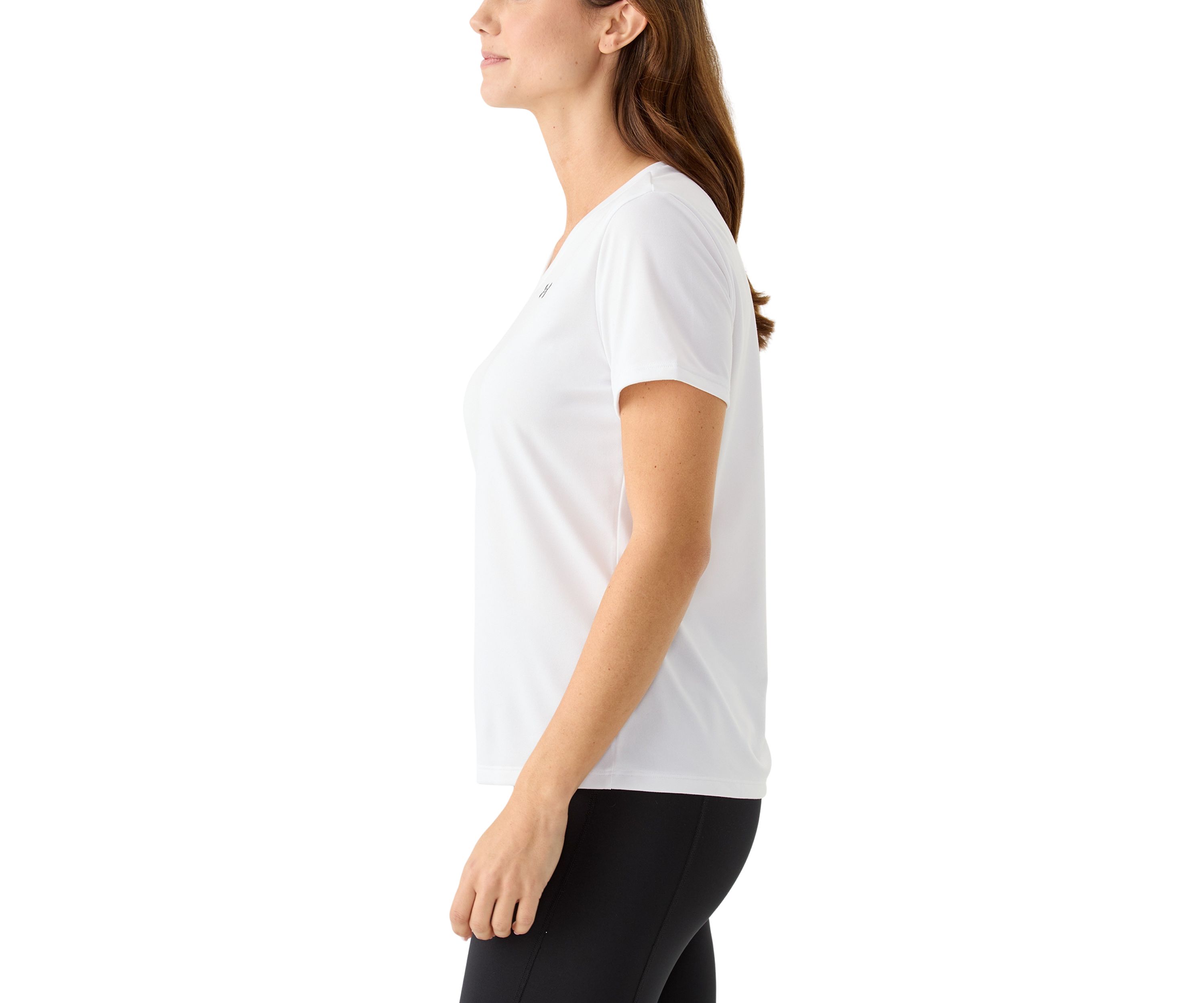 Womens Tech Short Sleeve V-Neck T-Shirt