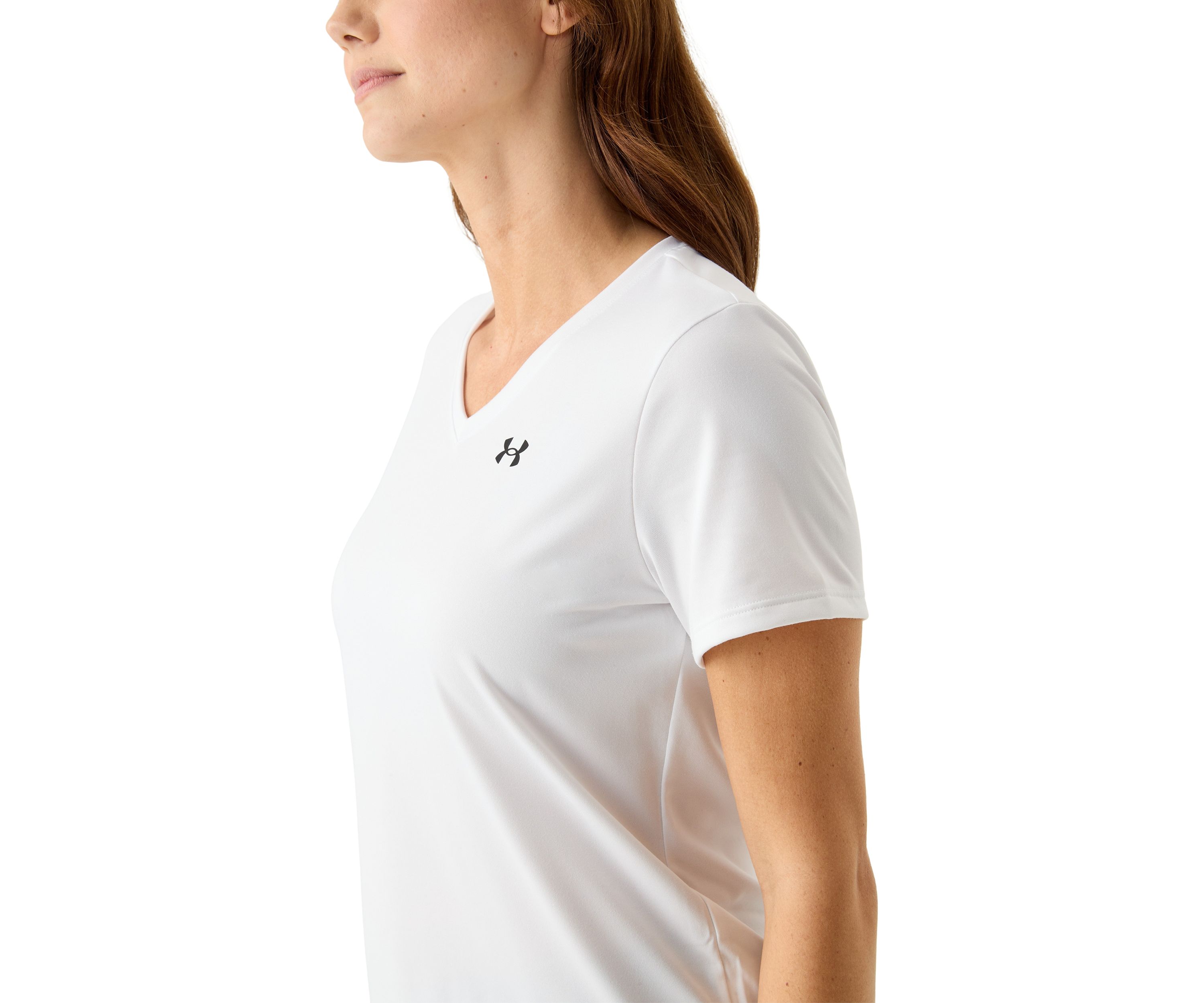 Womens Tech Short Sleeve V-Neck T-Shirt