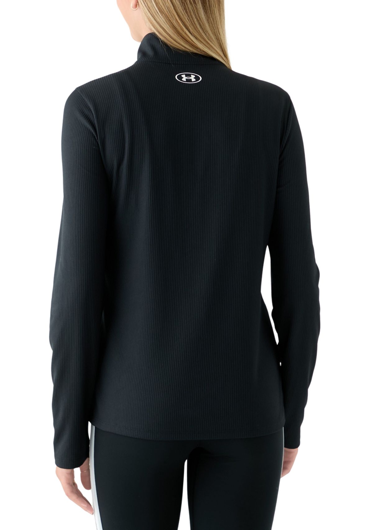 Tech Ribbed Knit 1/2 Zip Pullover