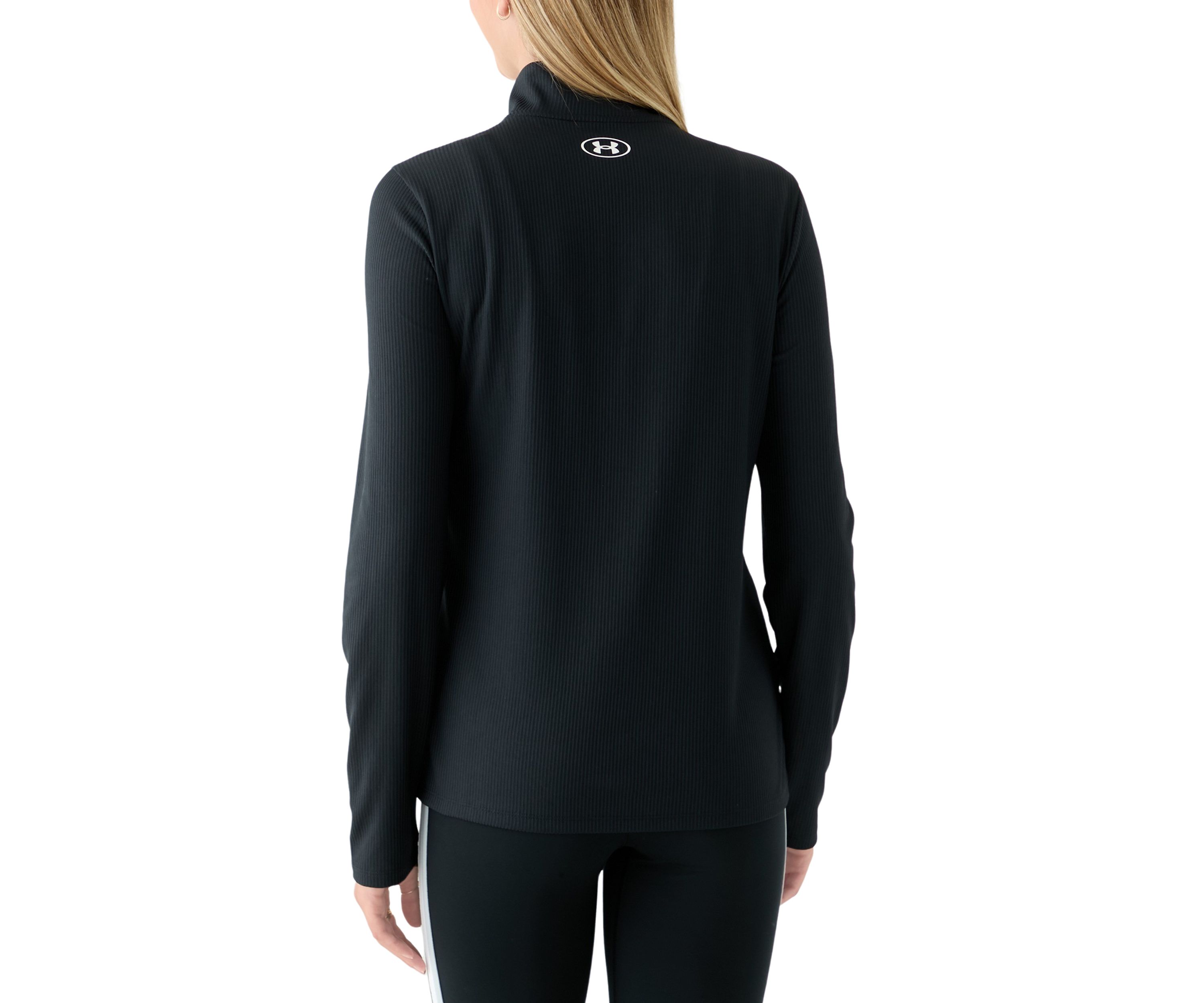 Tech Ribbed Knit 1/2 Zip Pullover
