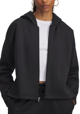 Under Armour Women's Armour Fleece® Full Zip Hoodie, Black, Large