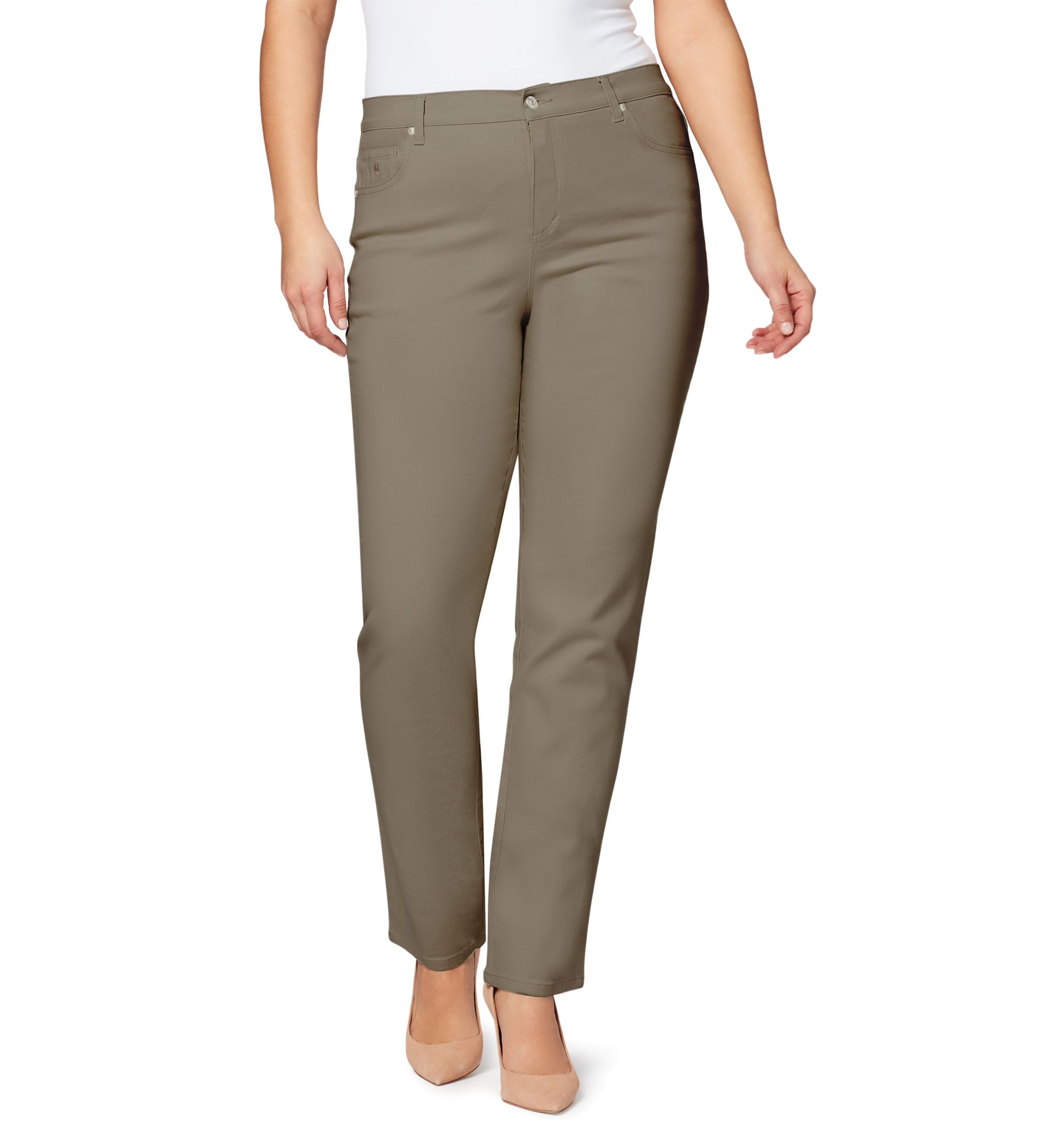 Plus Size Amanda Color Average Jeans