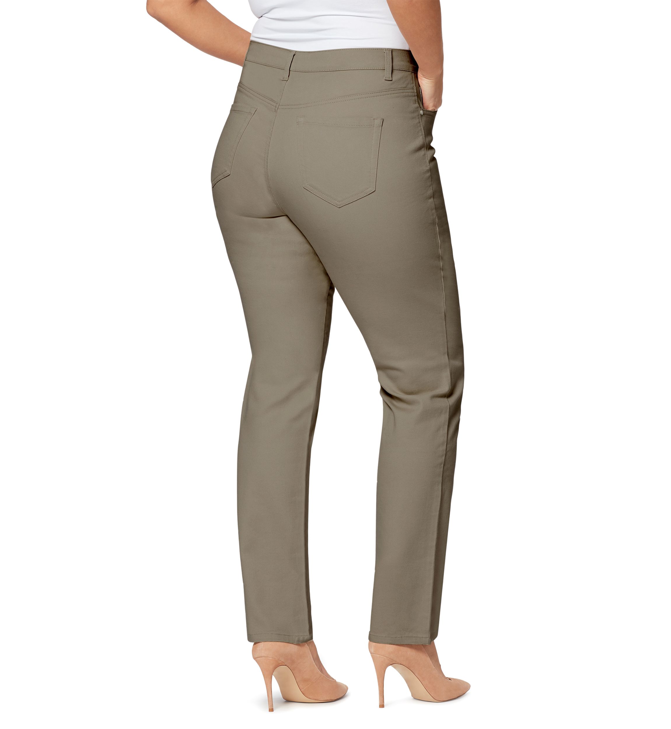 Plus Size Amanda Color Average Jeans