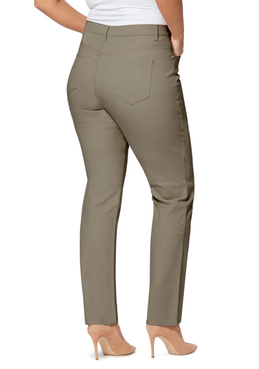 Plus Size Amanda Color Average Jeans