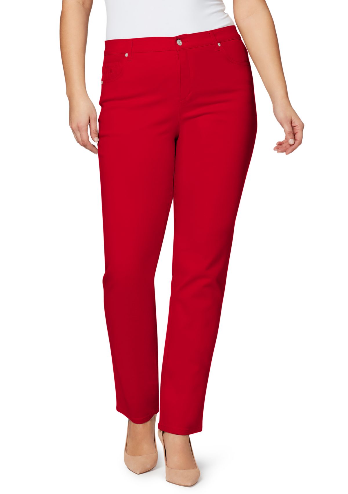 Plus Size Amanda Straight Leg Pants