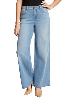 Gloria Vanderbilt Women's High Rise Wide Leg Jeans | belk