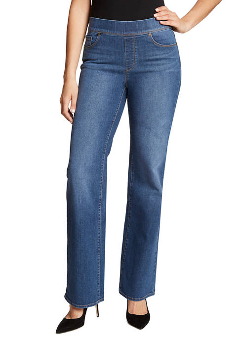 Gloria Vanderbilt Women's Slimming Avery Wide Leg Denim Jeans | belk