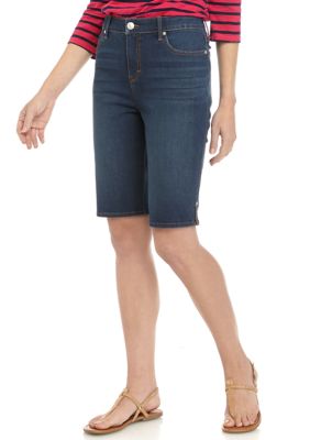 Gloria Vanderbilt Women's Mid Rise Bermuda Shorts | belk