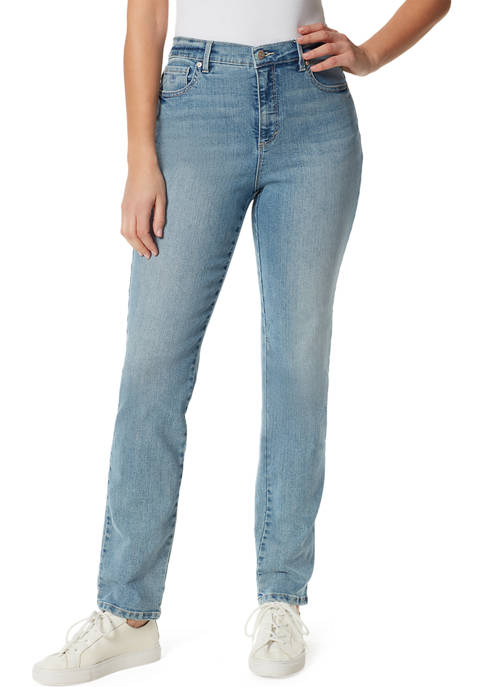 Gloria Vanderbilt Womens Amanda Straight Jeans- Average Length