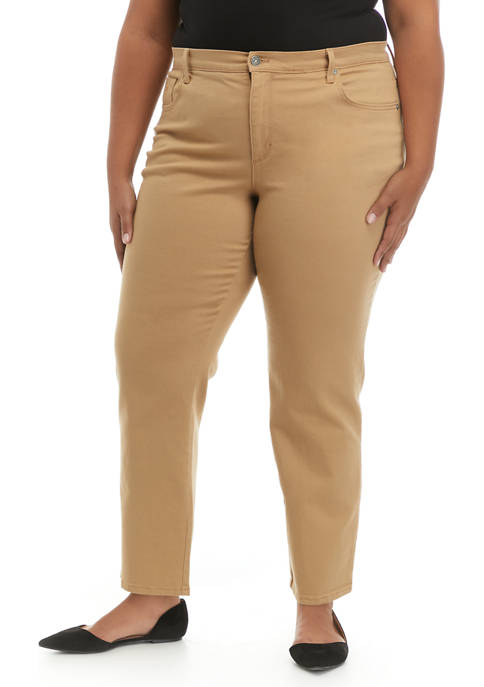 Gloria Vanderbilt Plus Size Amanda Color Jeans- Average