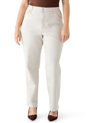 Gloria Vanderbilt Women's Plus Size Amanda Color Jeans- Average Fit, 22 W