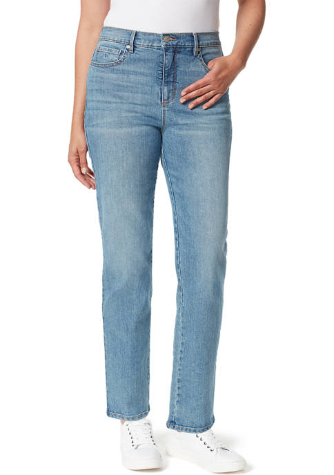 Gloria Vanderbilt Womens Amanda Straight Denim Jeans