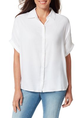 belk white blouses