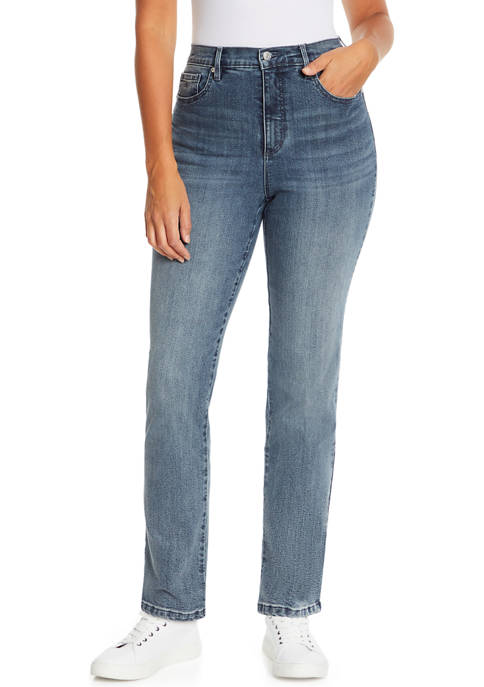 Amanda Straight Denim Jeans - Short Length