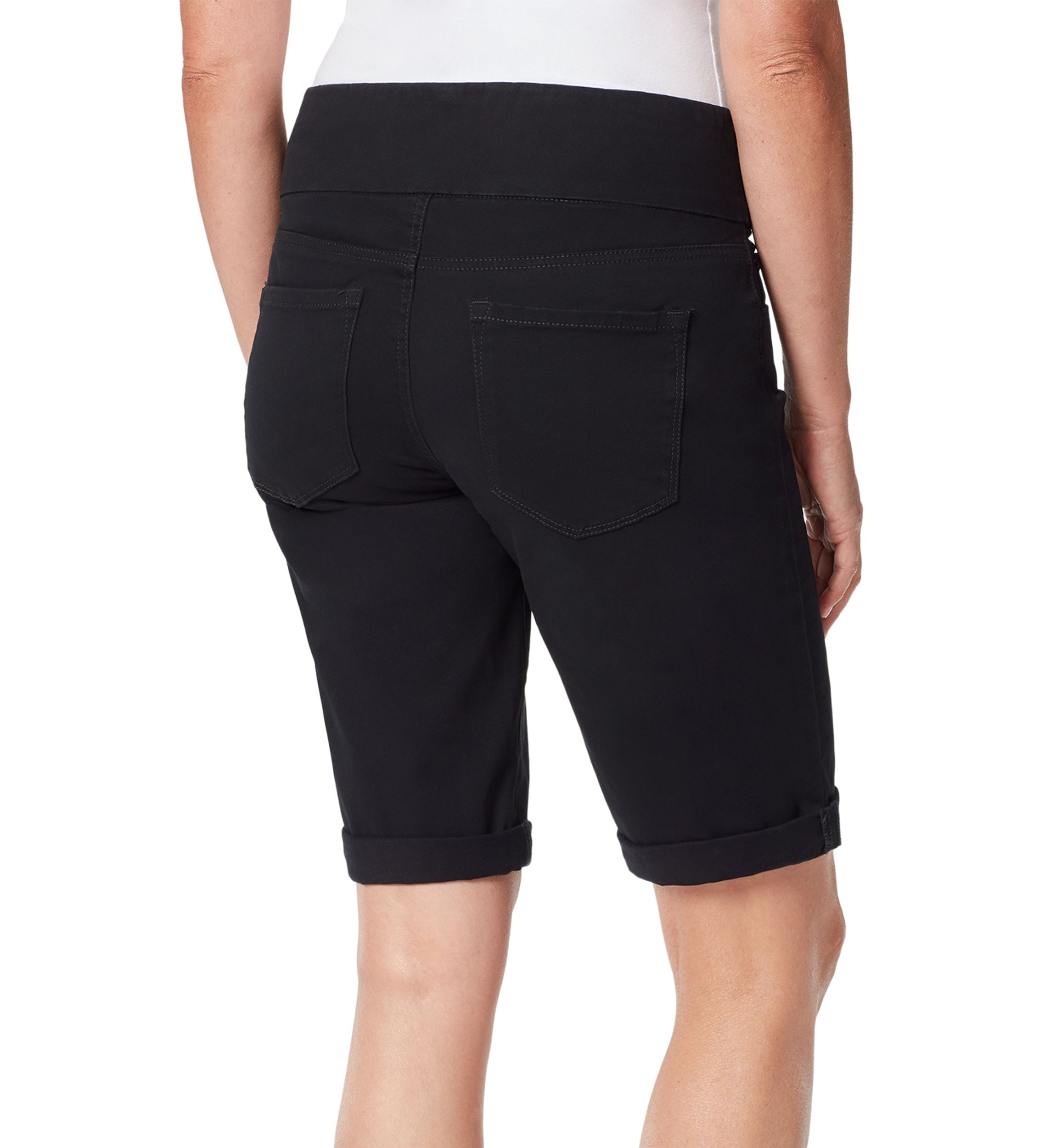 Short Bermuda Femme Jag Jeans Gracie Pull-on - Noir, Taille 0/25, Neuf Avec étiquettes