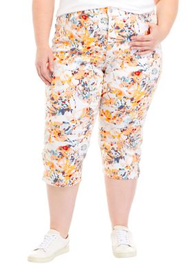 Capris plus hot sale size clearance