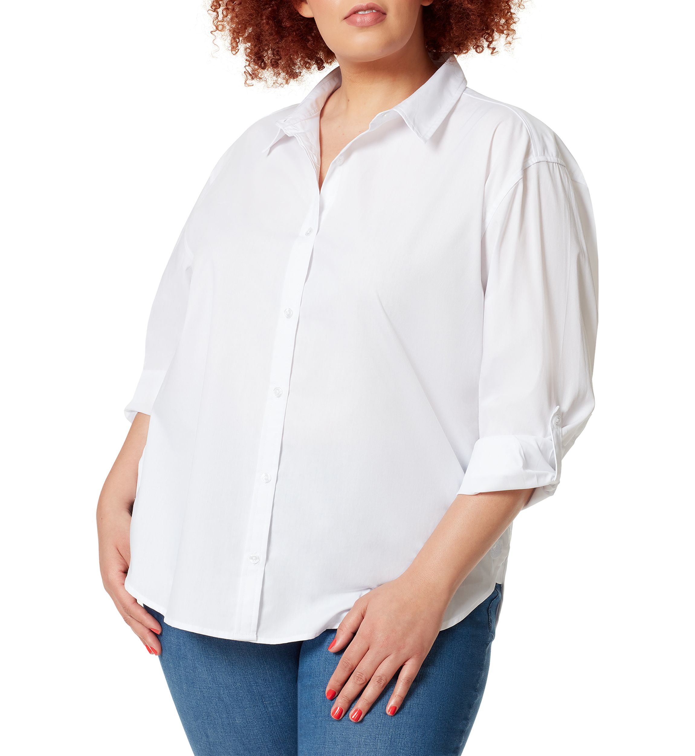 Plus Size Amanda Woven Shirt