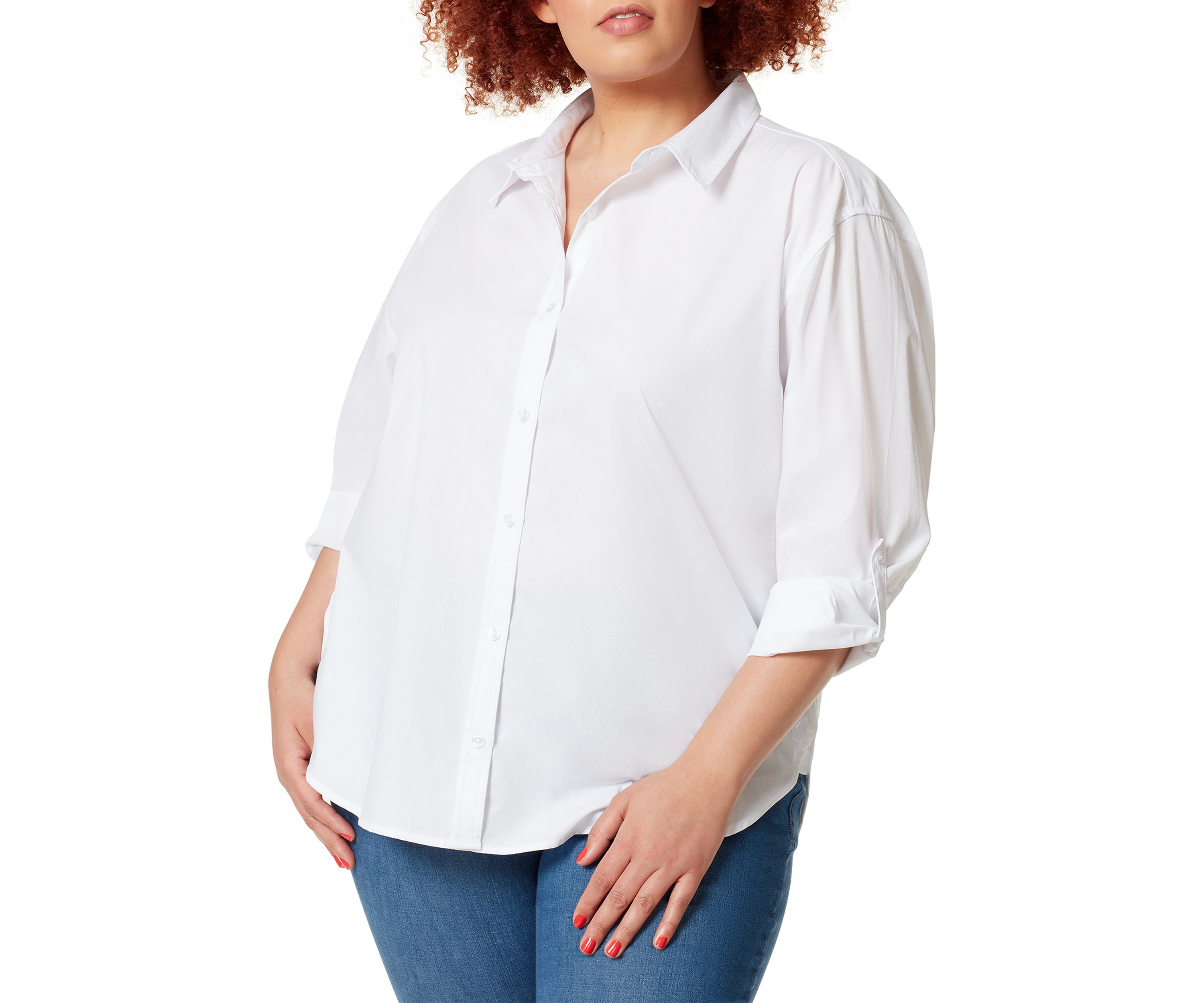 Plus Size Amanda Woven Shirt