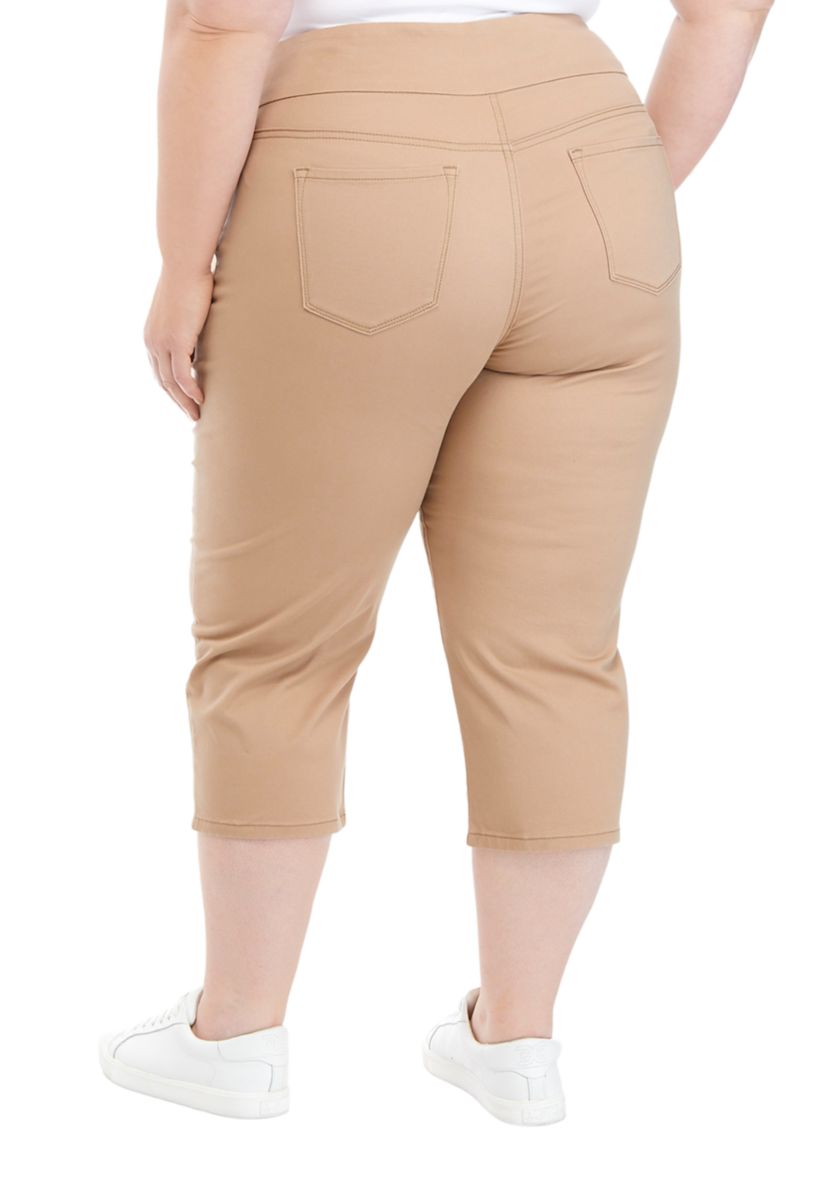 Plus Size Amanda Pull On Capris