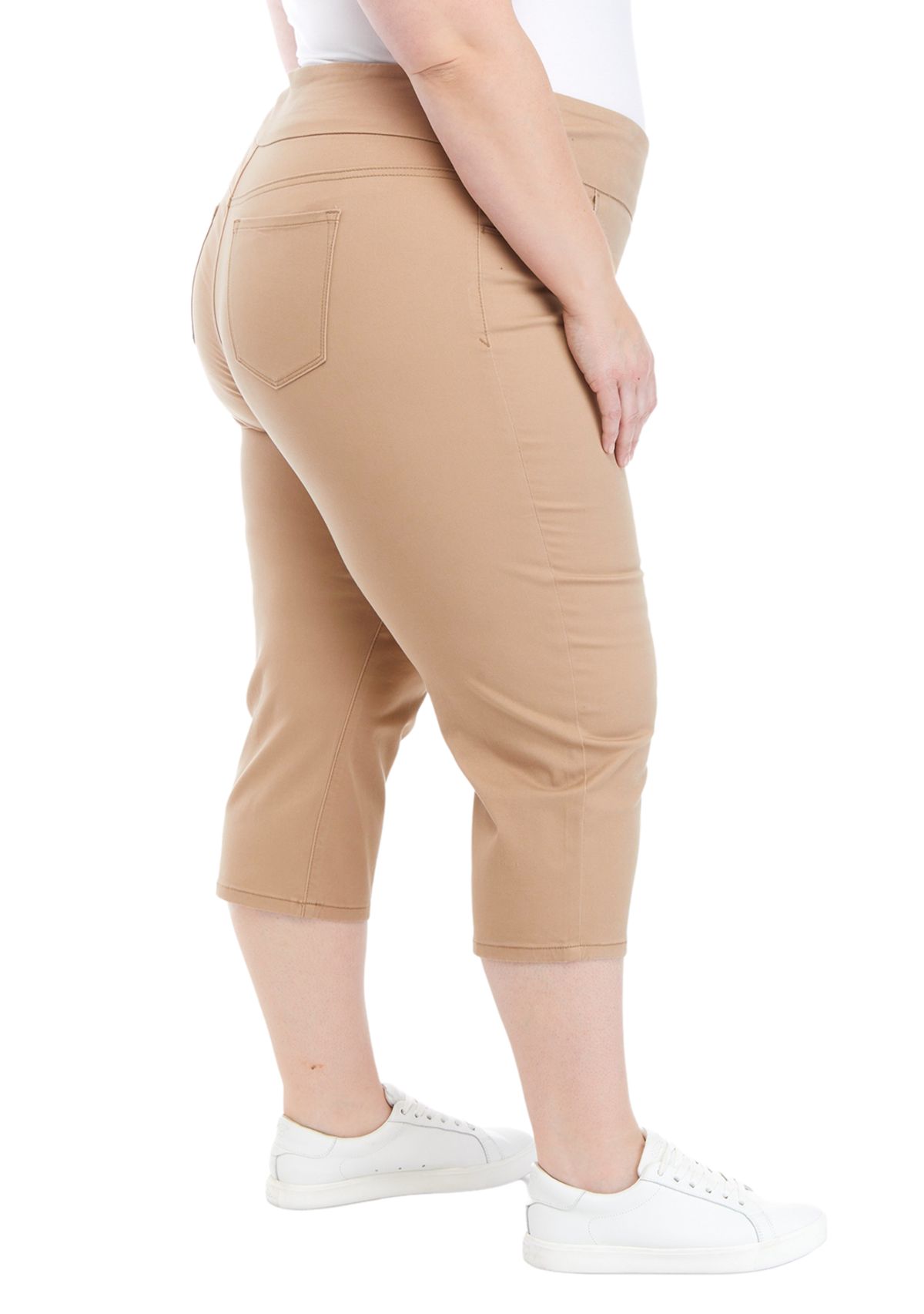 Plus Size Amanda Pull On Capris