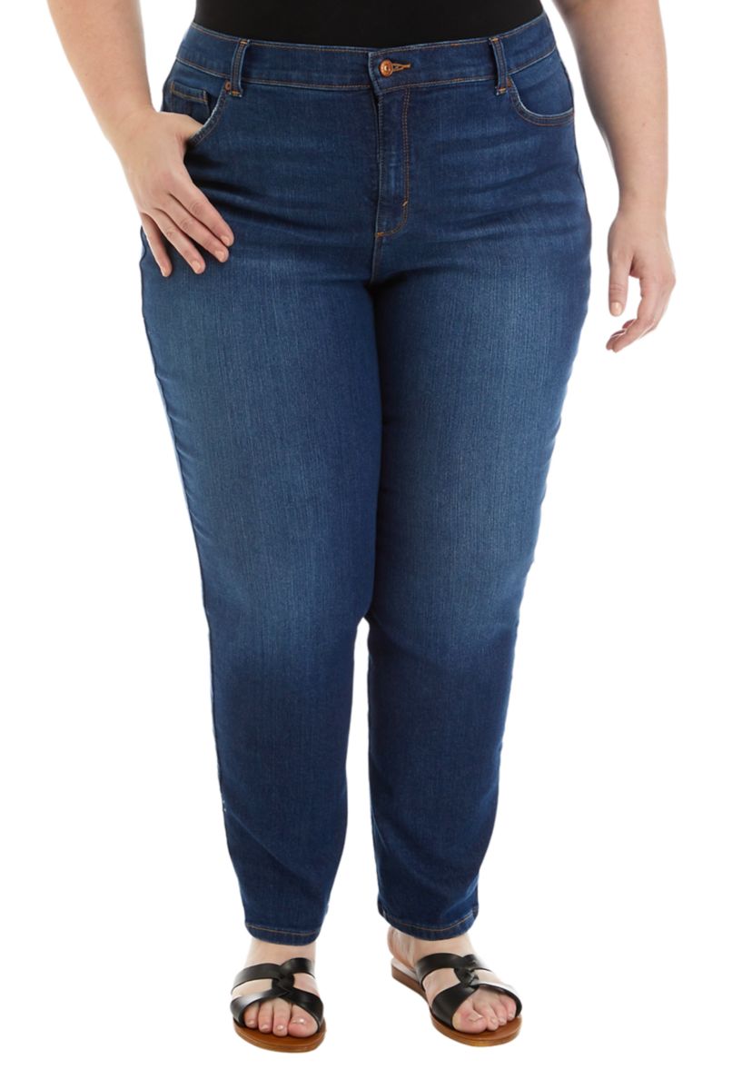 Plus Size Amanda Blue Classic Jeans 