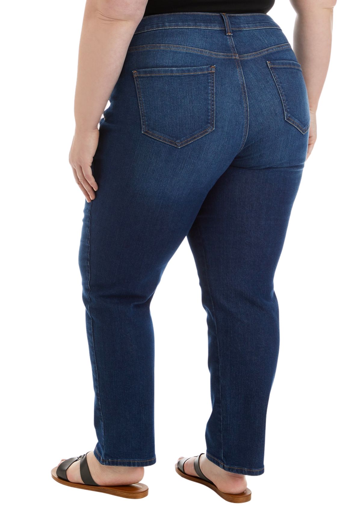 Plus Size Amanda Blue Classic Jeans 