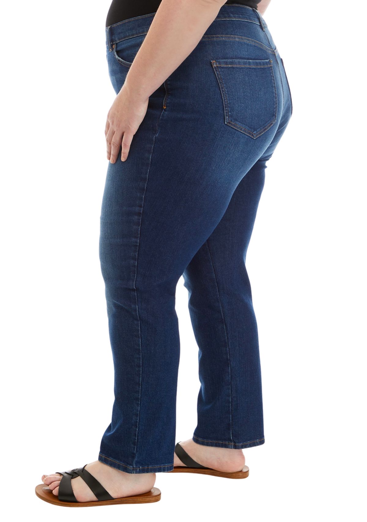 Plus Size Amanda Blue Classic Jeans 
