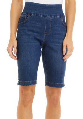 Gloria vanderbilt pull on cheap bermuda shorts