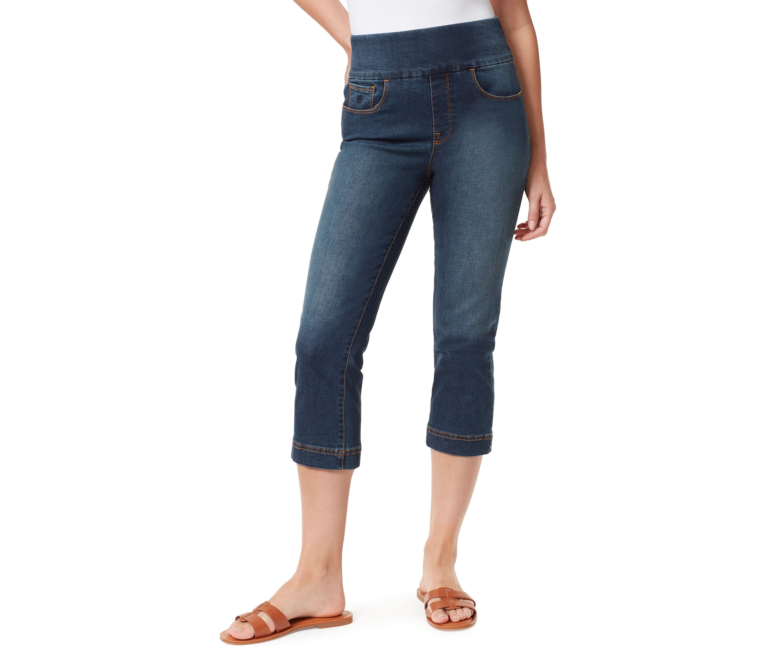 Womens Amanda Pull On Capri Pants