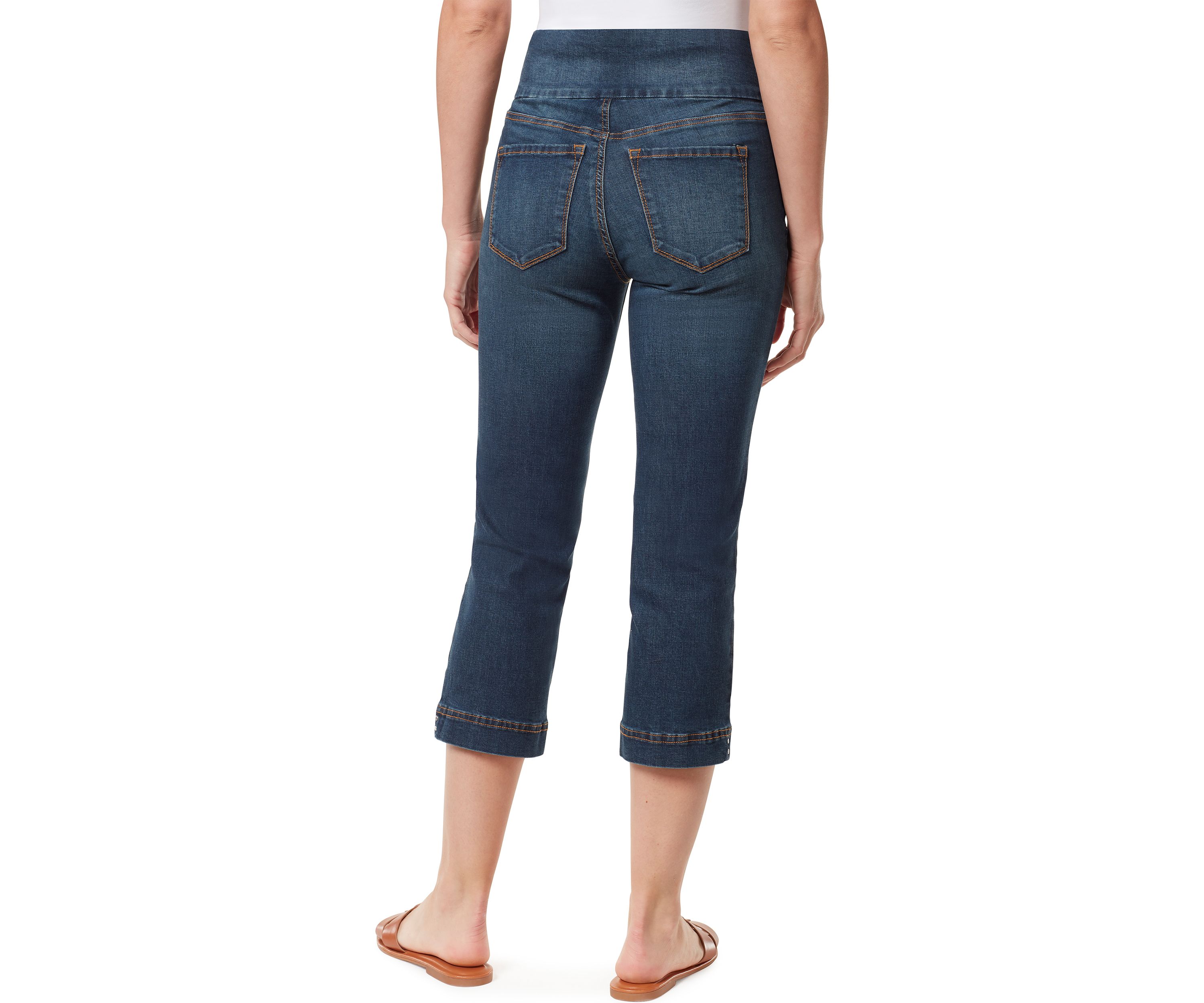 Womens Amanda Pull On Capri Pants