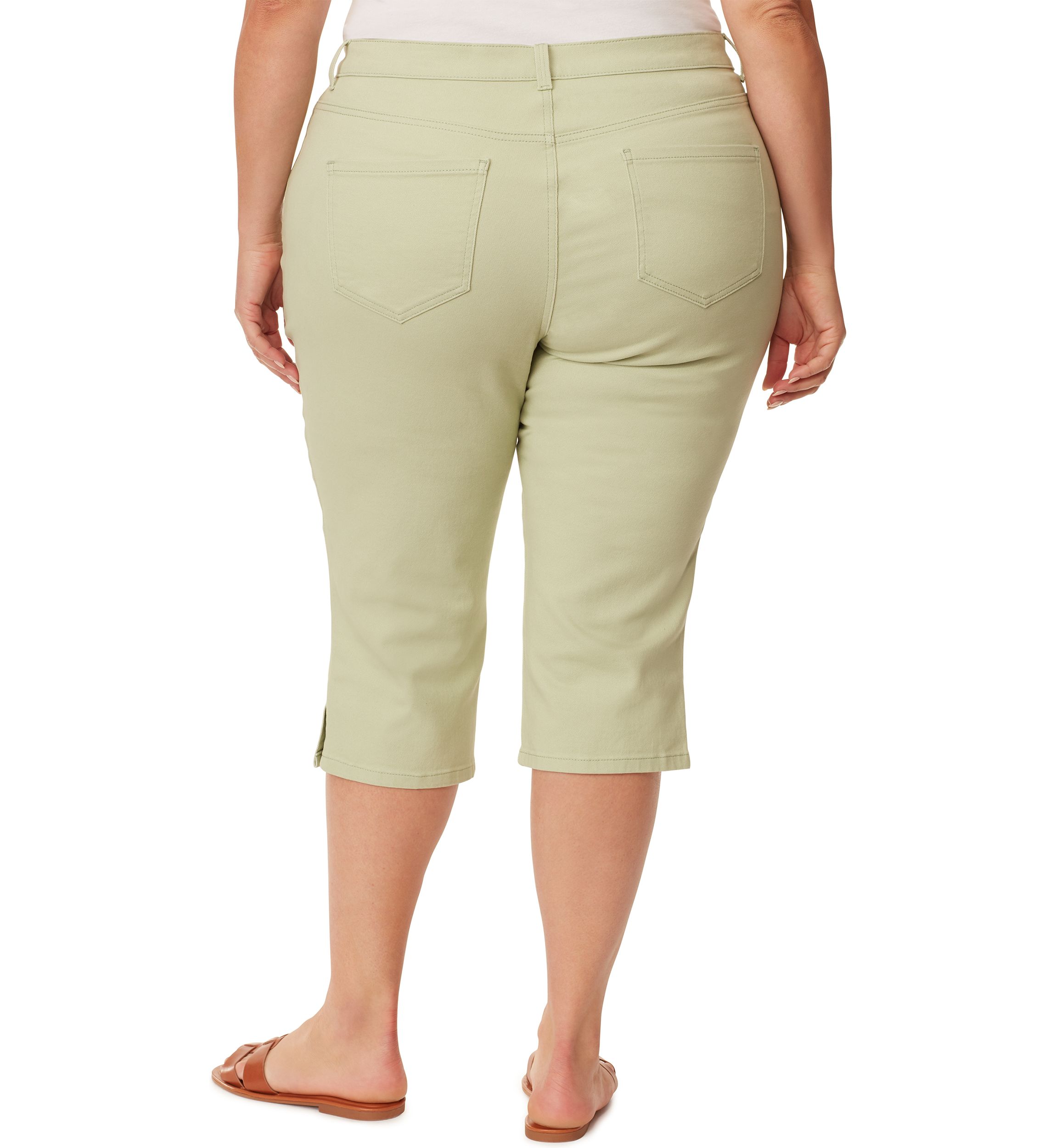 Plus Size Amanda Color Capri Pants