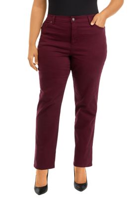 Gloria vanderbilt avery hot sale capris plus size