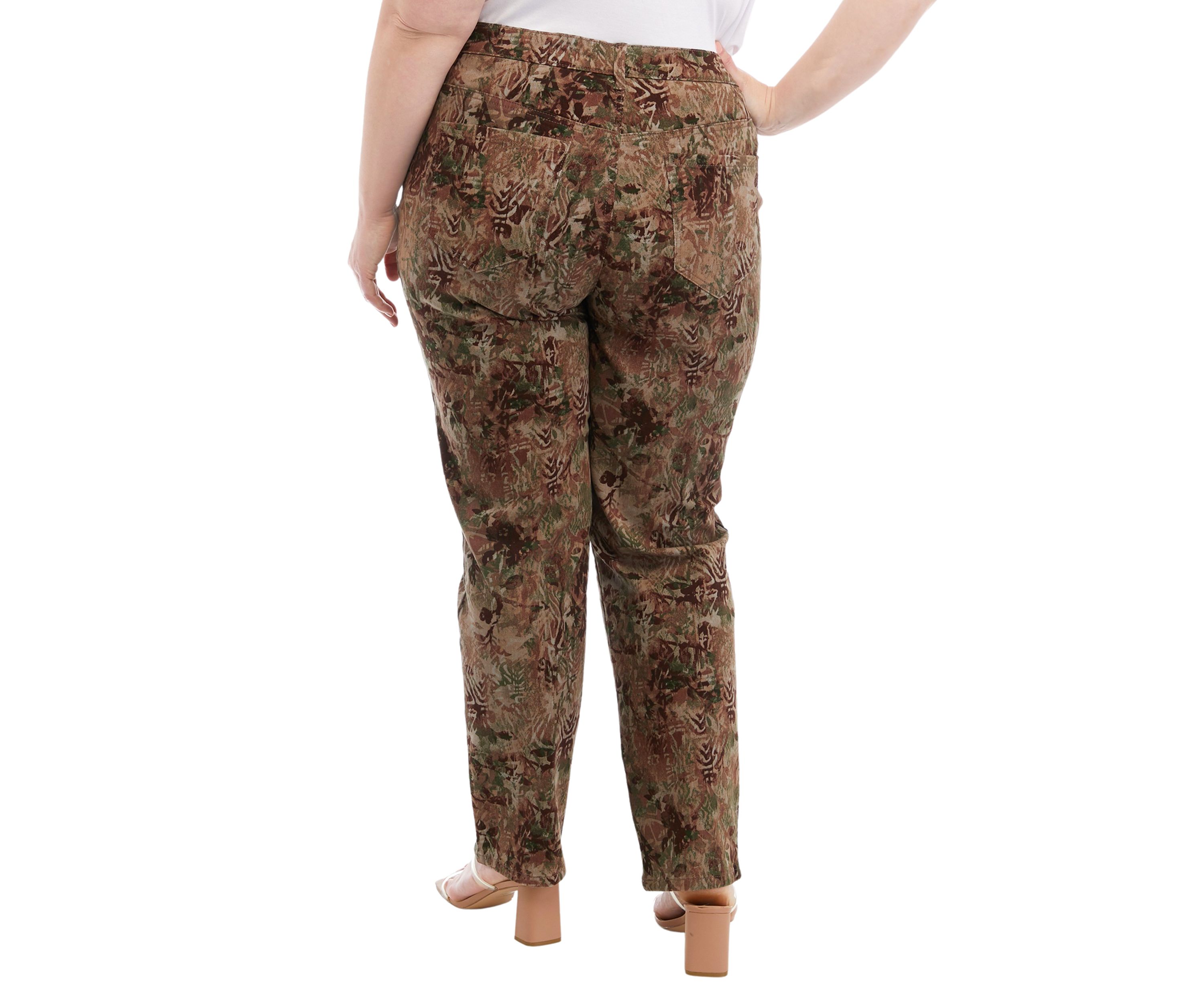 Plus Size Amanda Classic Printed Jeans