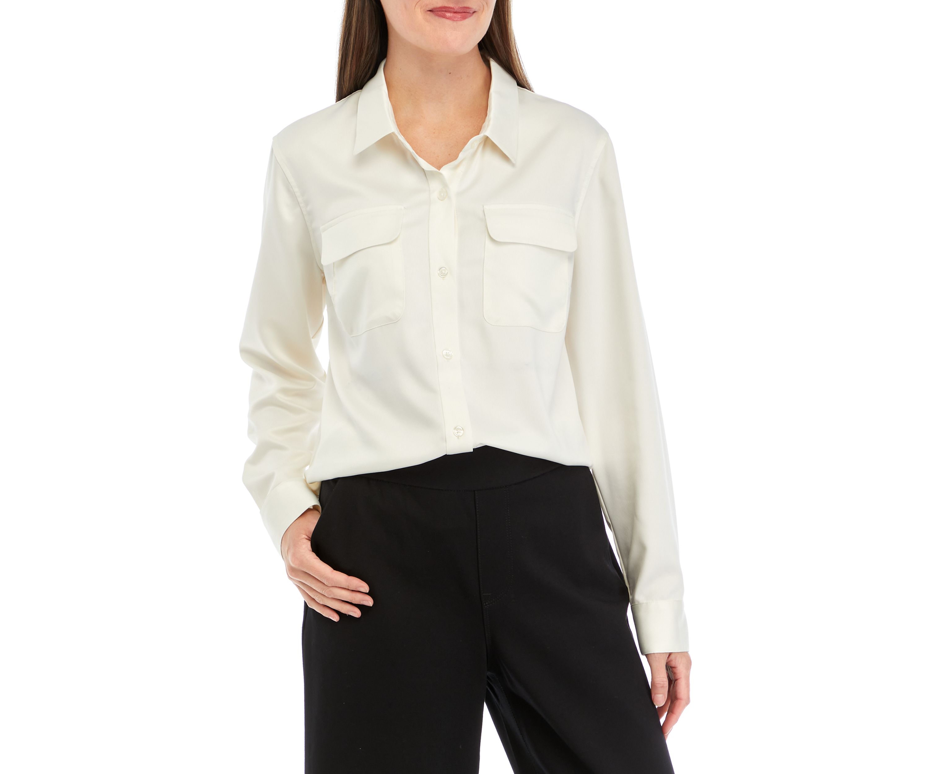 Womens Devyn Woven Bleached Linen Top
