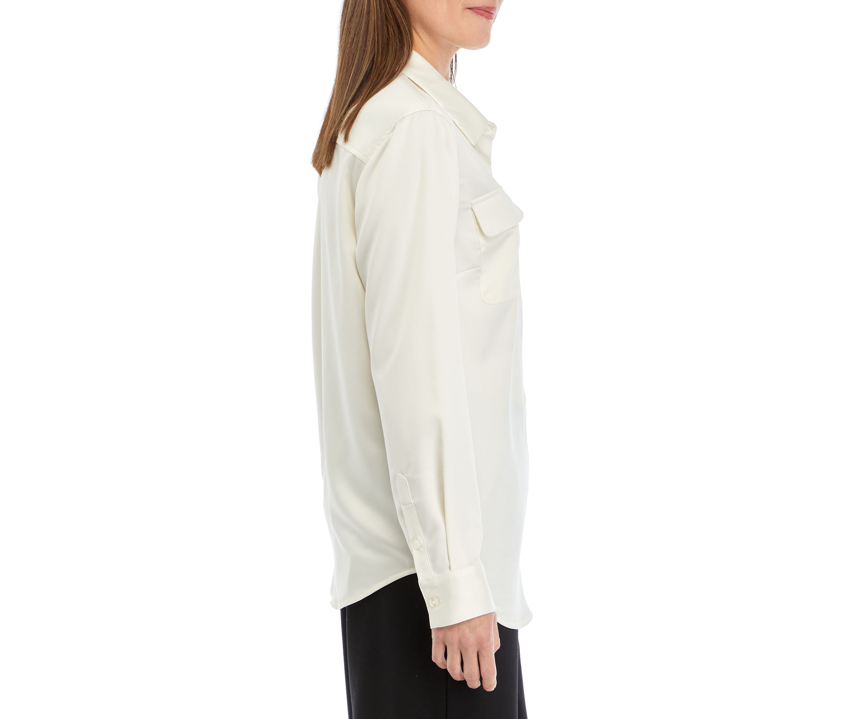 Womens Devyn Woven Bleached Linen Top