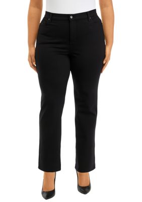 Gloria Vanderbilt Plus Size Amanda High Rise Pull-On Skimmer Capri