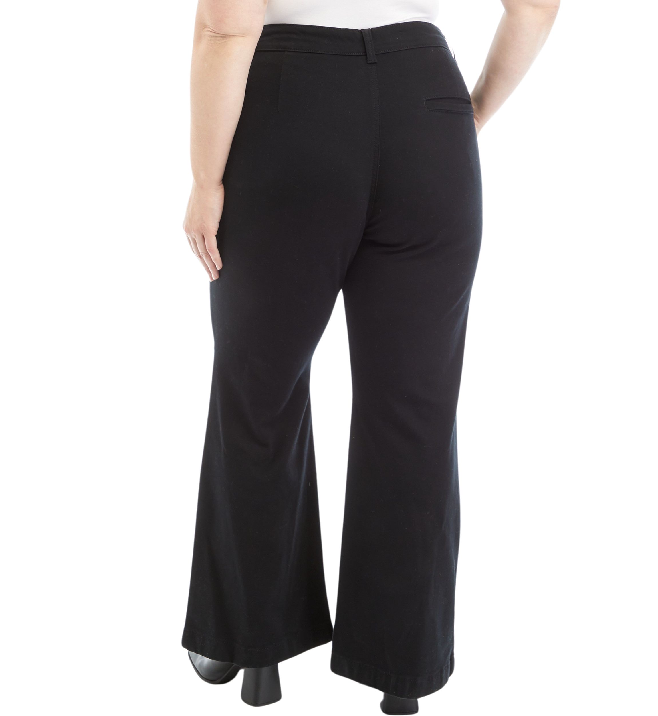 Plus Size Flared Trousers
