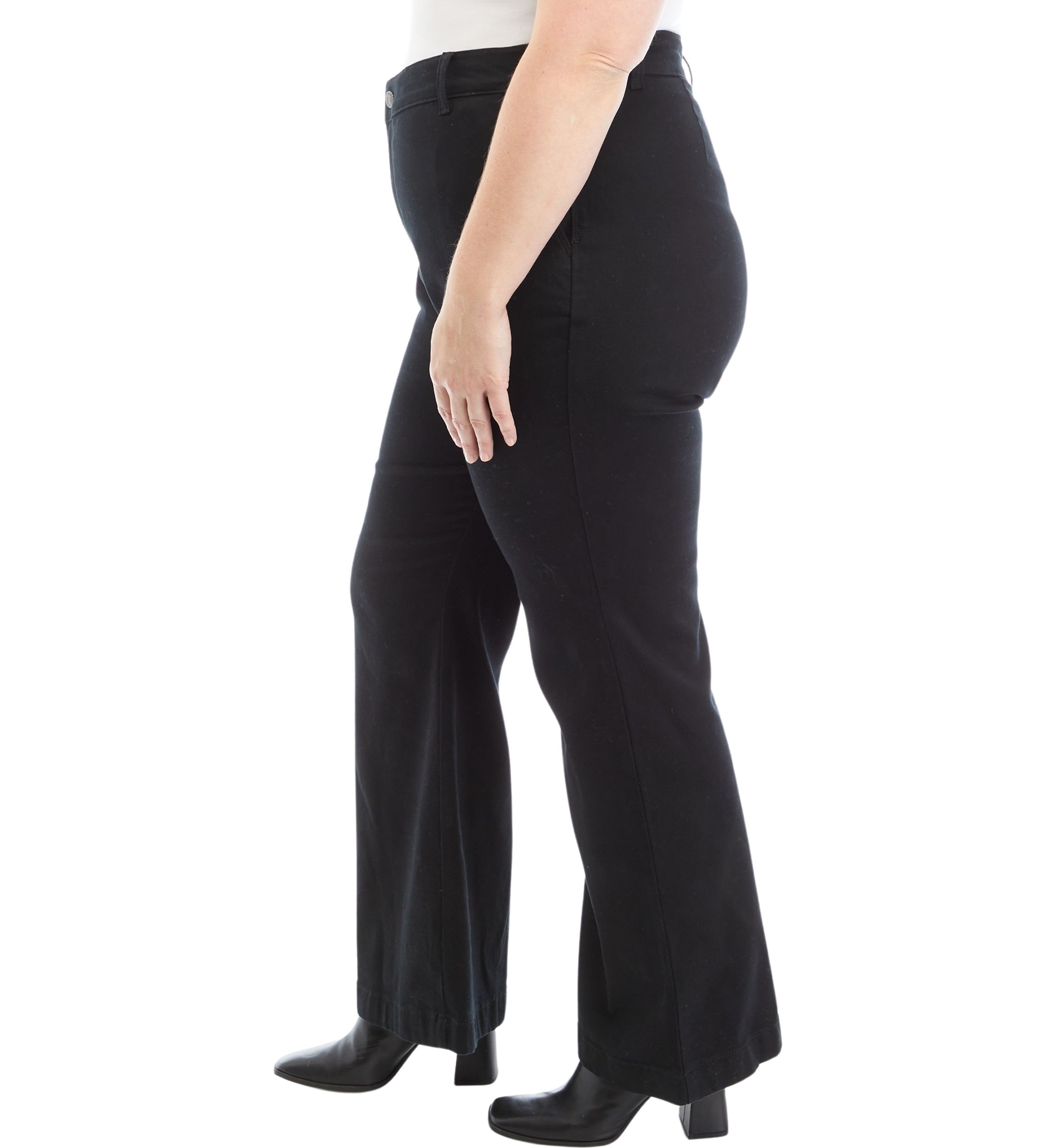Plus Size Flared Trousers