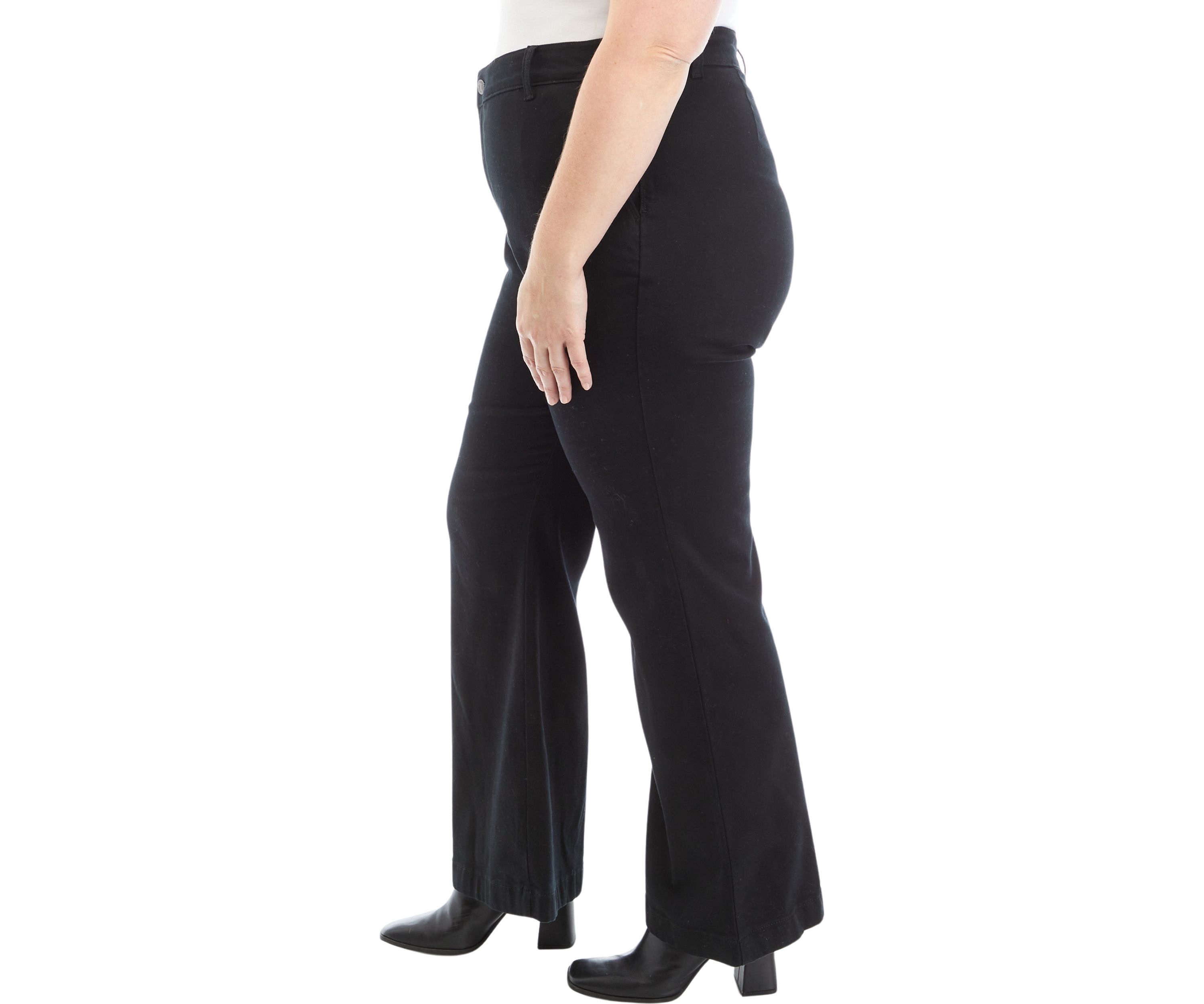 Plus Size Flared Trousers