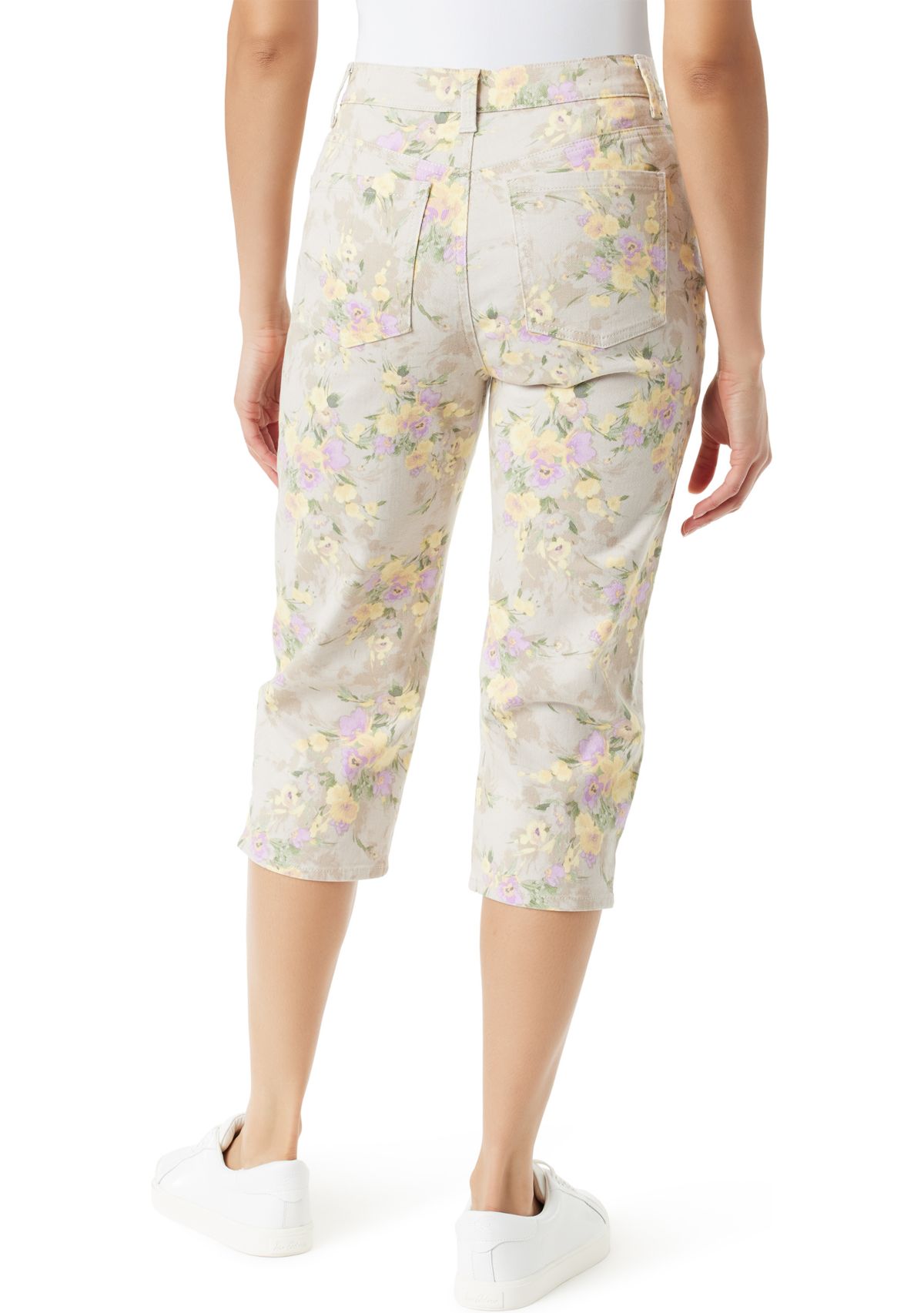 Petite Amanda Capri Pants with Slit