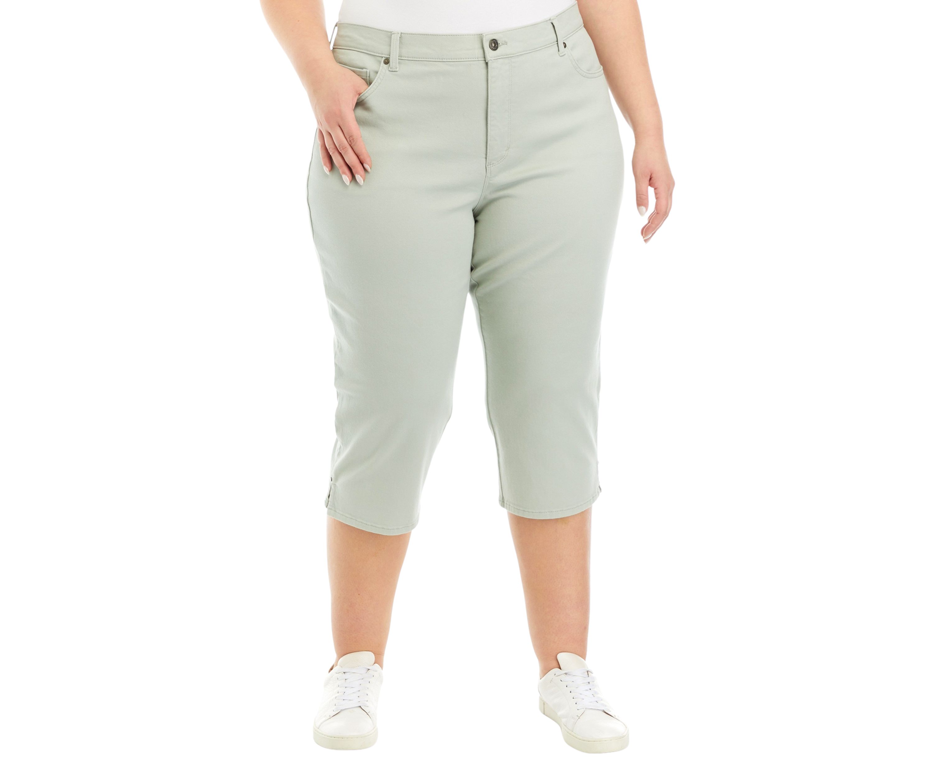 Plus Size Amanda Capri Jeans